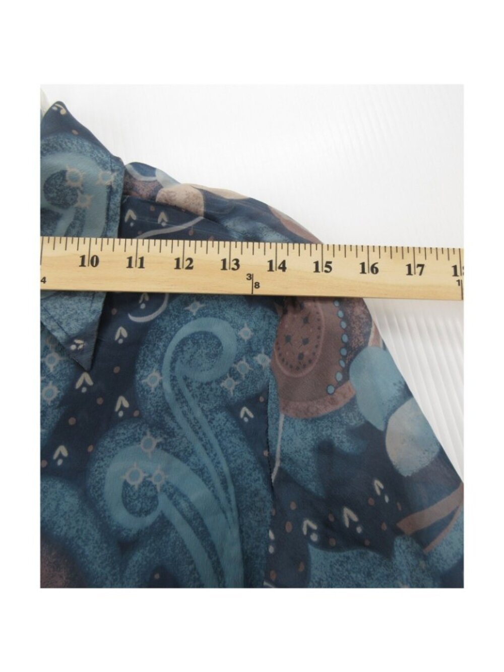 VINTAGE Mardi Modes Top Small Blouse Paisley 70s Funky Leisure - Picture 7 of 12
